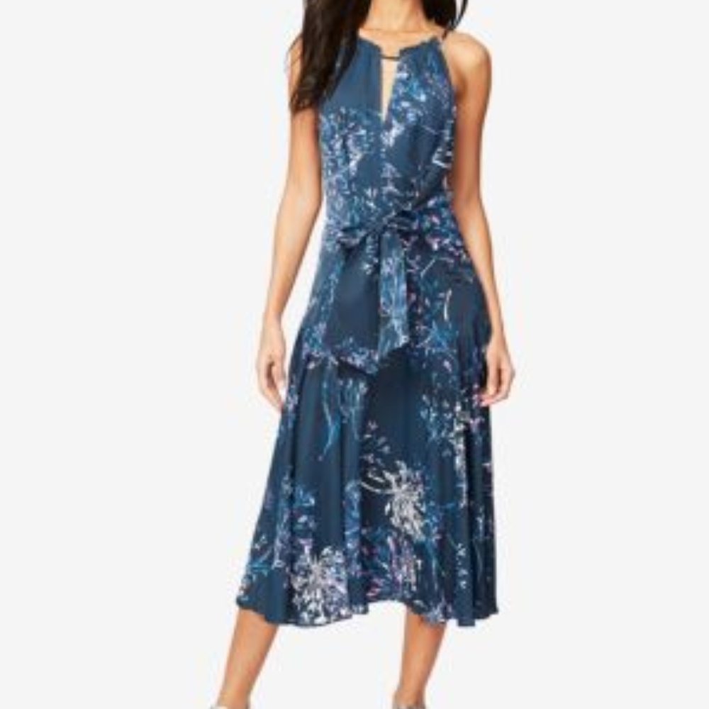Rachel Rachel Roy Claudette Tie-front Midi Dress
